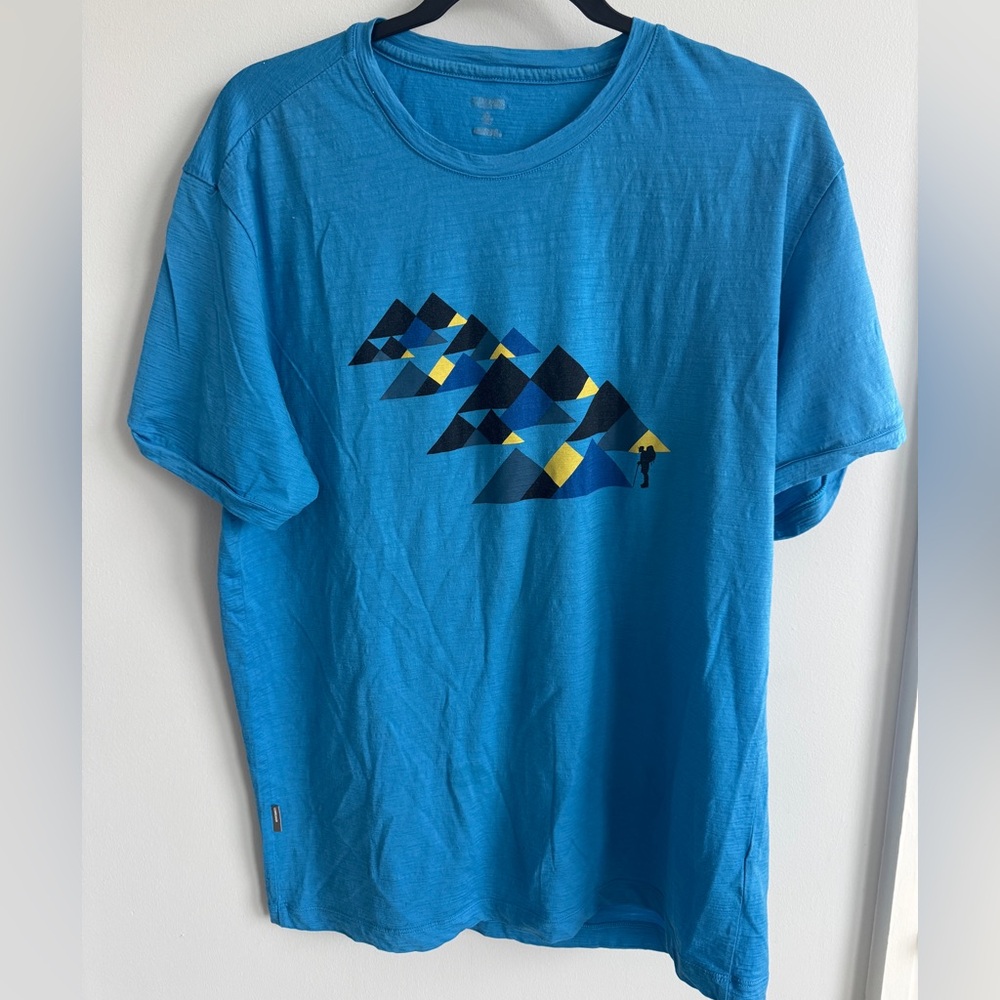Icebreaker Blue Graphic T-Shirt XL